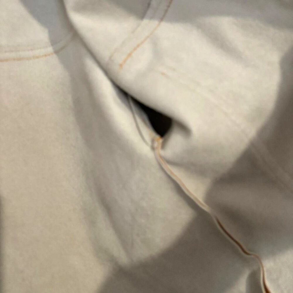 Anthropologie Maeve Faux Leather Camel/Tan Oversized Jacket Shirt NWOT - Picture 10 of 16